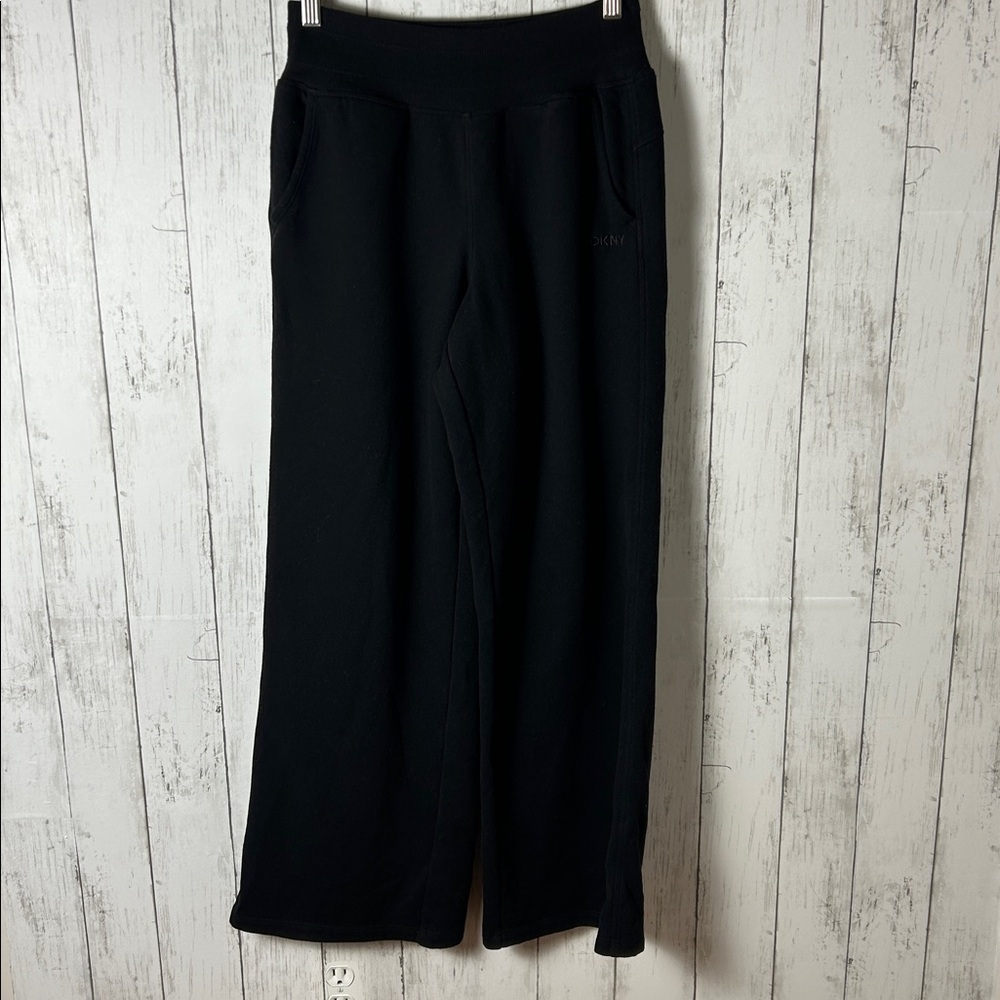 DKNY Sport Black Apparel women’s athletic pants size extra small warm wide leg